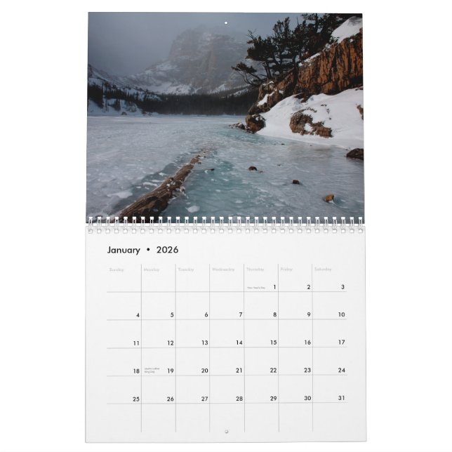 2012 landscape calendar (Jan 2026)