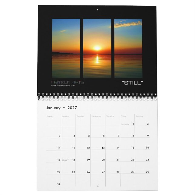2012 Landscapes & Seascapes Calendar (Jan 2027)