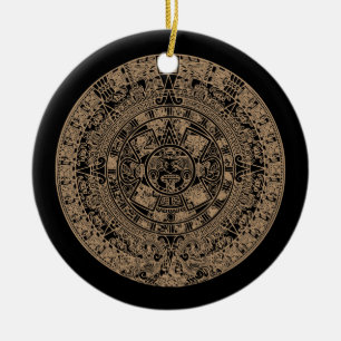 2012 Maya Calendar Ceramic Tree Decoration