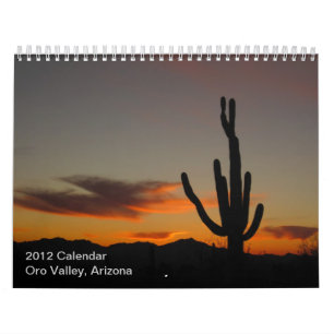 2012 Oro Valley, Arizona Calendar