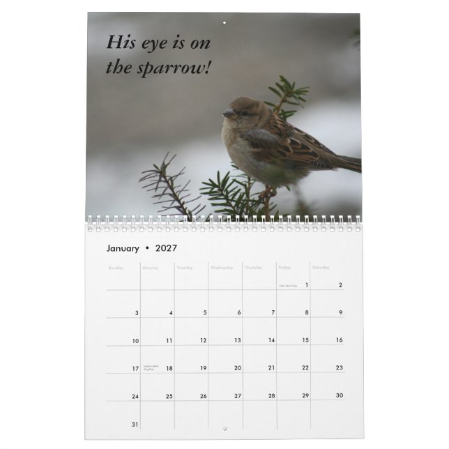 2012 Praise Calendar! Calendar (Jan 2027)