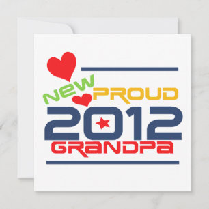 2012 Proud Grandpa T-shirts and Gifts