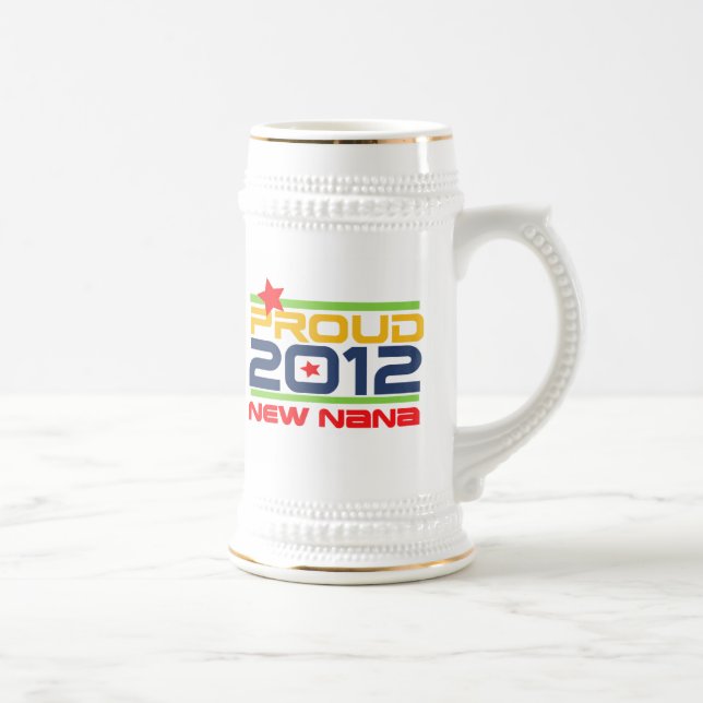 2012 Proud Nana T-shirts and Gifts Beer Stein (Right)