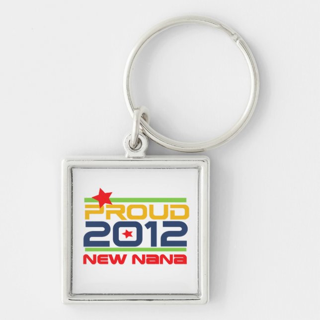 2012 Proud Nana T-shirts and Gifts Key Ring (Front)
