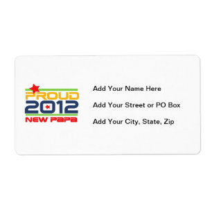 2012 Proud New Papa T-shirts and Gifts