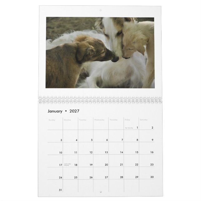 2012 Silken Windhounds Calendar (Jan 2027)