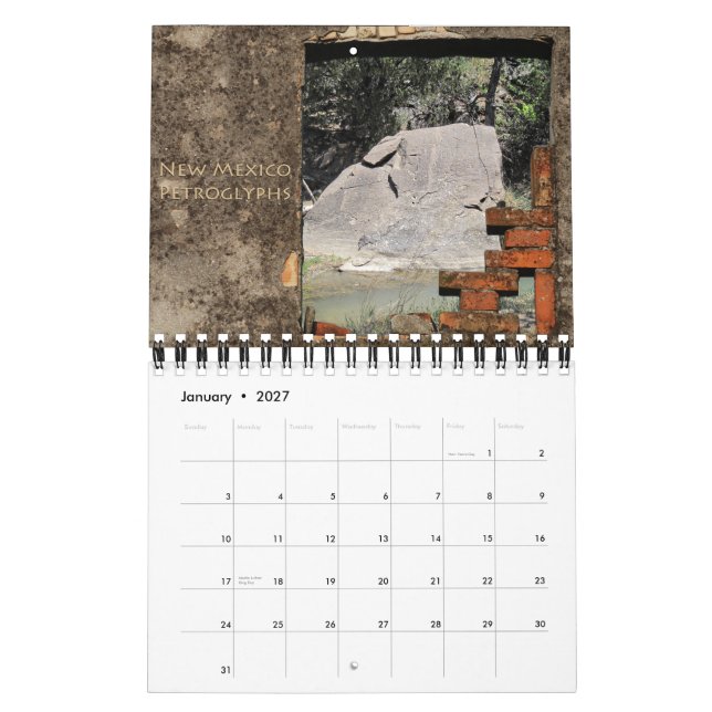 2012 Southwest New Mexico Petroglyphs Calendar (Jan 2027)