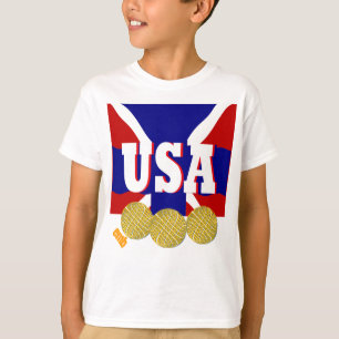 2012 USA Sports Gold Medal KidsT-shirt Gift T-Shirt