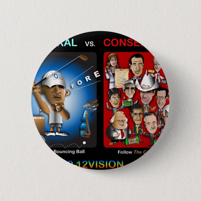 2012 Vision: Fore 6 Cm Round Badge (Front)