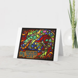2012 year of the dragon holiday card
