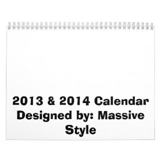 2013 & 2014 Calendar