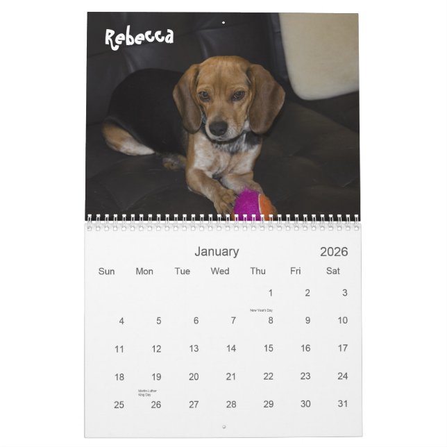 2013 Atlanta Beagle Rescue Calendar (Jan 2026)