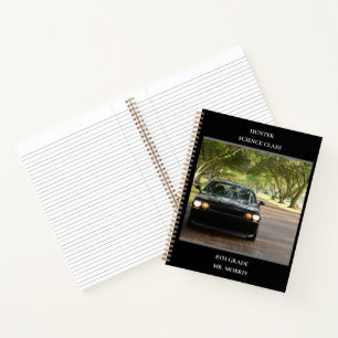 2013 Black Muscle Sports Car  Notebook