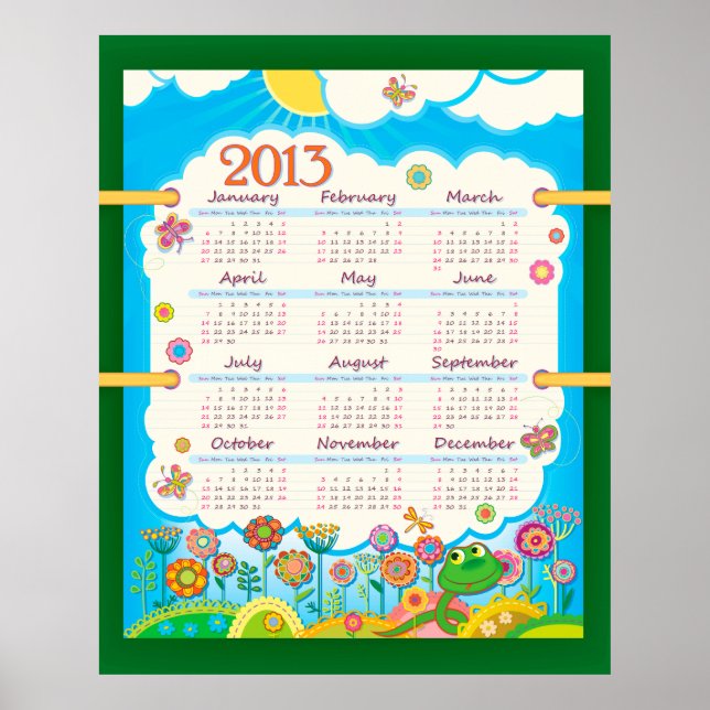 2013 Calendar 3 Poster (Front)