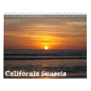 2013 Calendar - California Sunsets