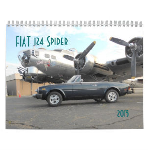 2013 Calendar Fiat 124 Spider
