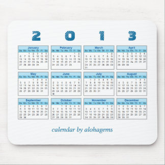 2013 Calendar Mousepad