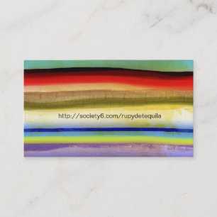 2013 distressed handmade business card