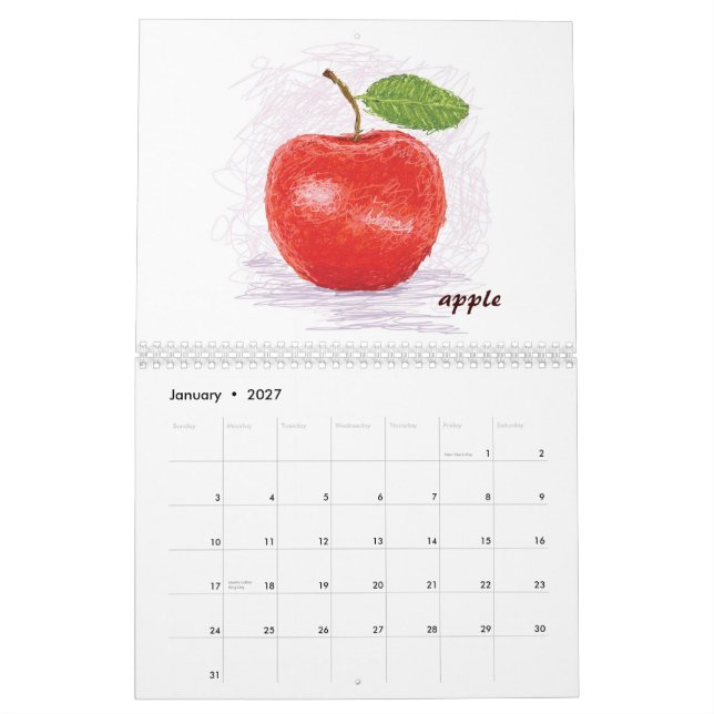 2013 fruits calendar III (Jan 2027)