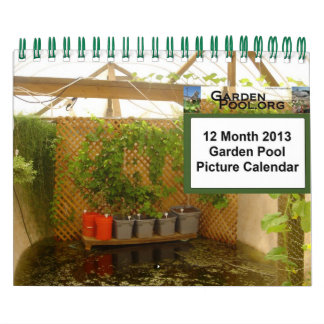 2013 Garden Pool Calendar - Small