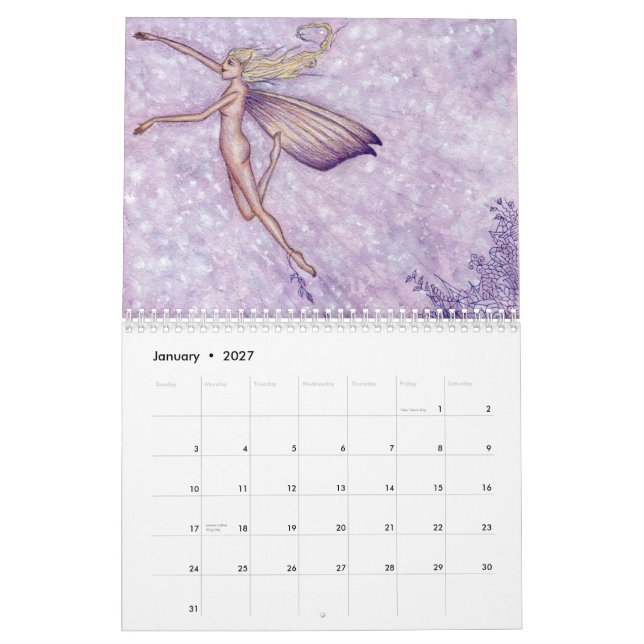 2013 Julia Cook Fantasy Calendar (Jan 2027)