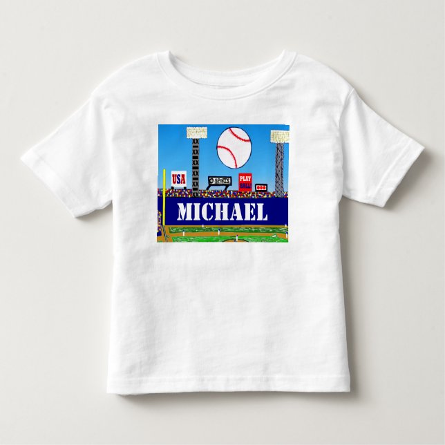 2013 Kids Sport  Personalised Baseball Tshirt Gift (Front)
