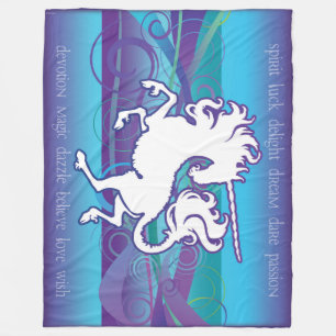 2013 Mink Nest Inspirational Unicorn Blanket