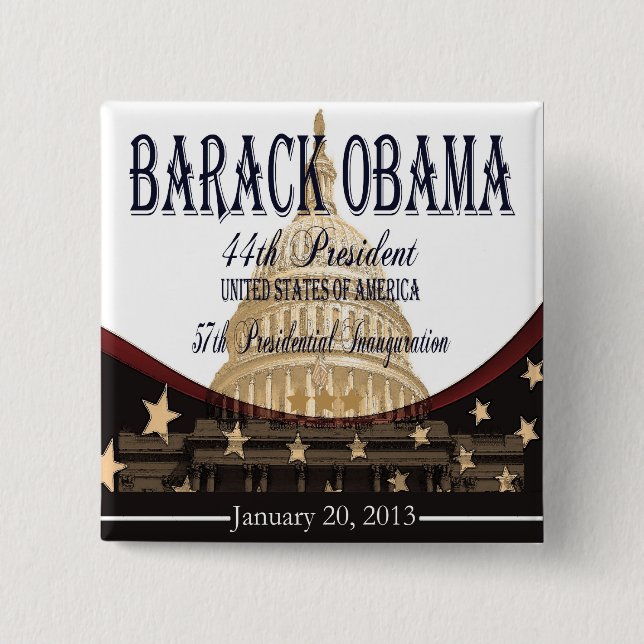2013 Obama Inauguration Button (Front)