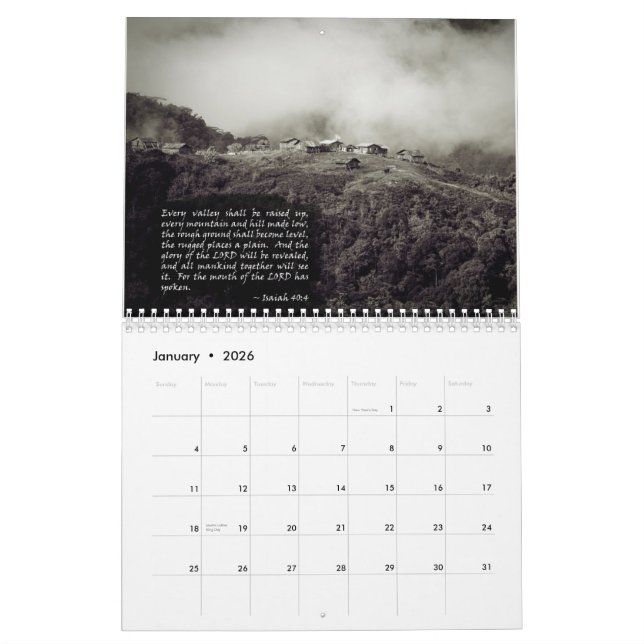 2013 Papua Holistic Development Calendar (Jan 2026)