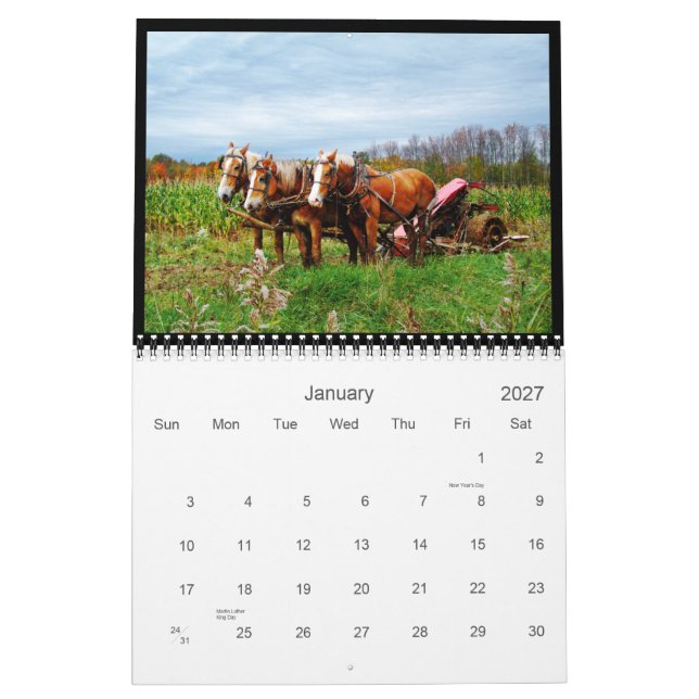 2013 Rural Barn Art Calendar (Jan 2027)