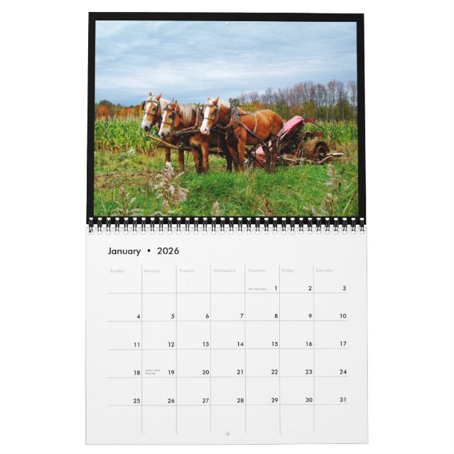 2013 Rural Barn Art Calendar (Jan 2026)