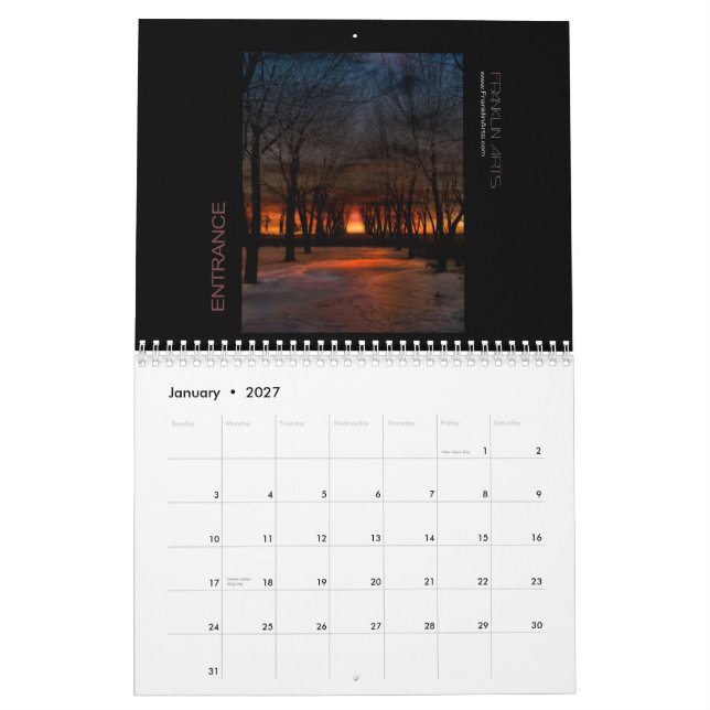 2013 Surreal Landscapes Calendar (Jan 2027)