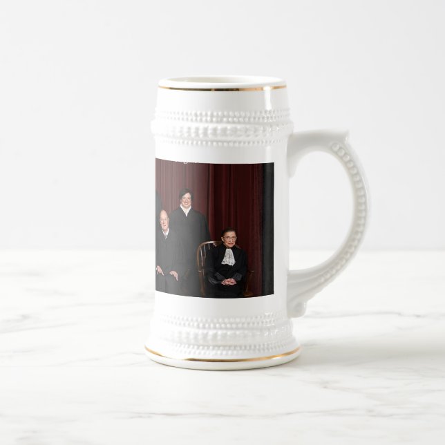 2013 U.S. Supreme Court Justices Portrait Beer Stein (Right)