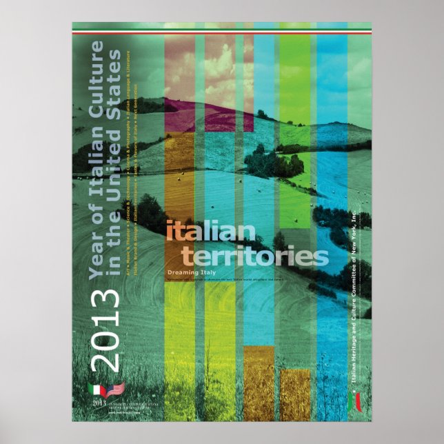 2013 Year of Italian Culture  Italy Travel Poster (Front)