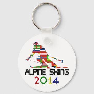 2014: Alpine Skiing Key Ring