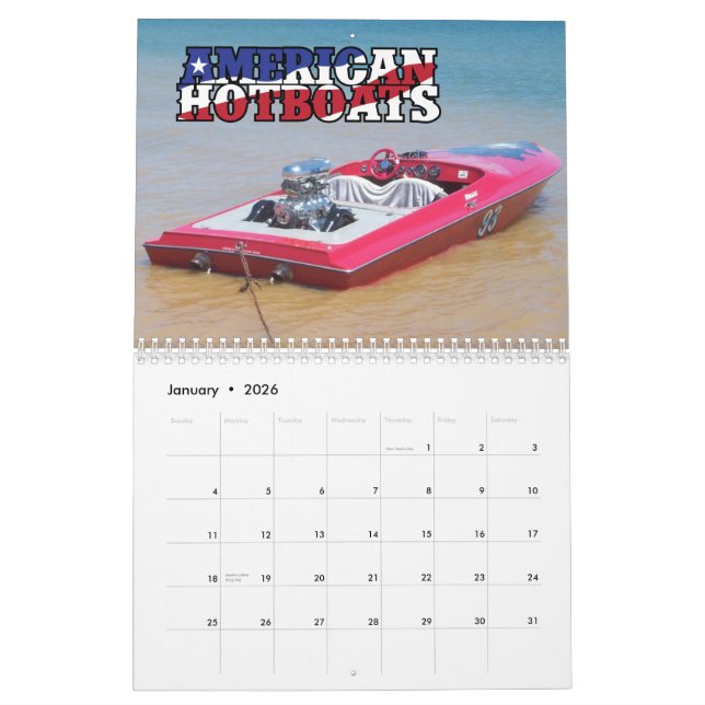 2014 American Hot Boats Calendar (Jan 2026)