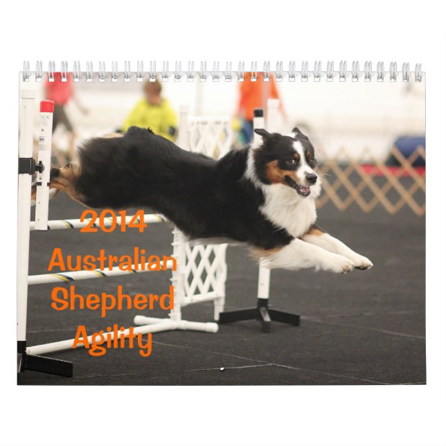 2014 Australian Shepherd Agility Calendar (Cover)