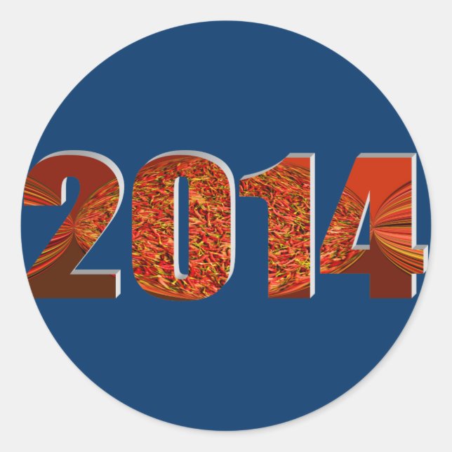 2014 CLASSIC ROUND STICKER (Front)