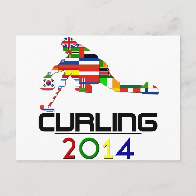 2014: Curling Postcard (Front)