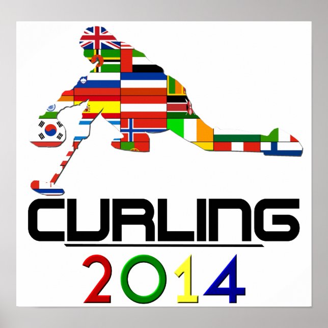 2014: Curling Poster (Front)