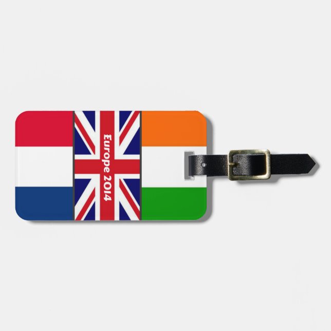 2014 Europe Luggage Tag (Front Horizontal)
