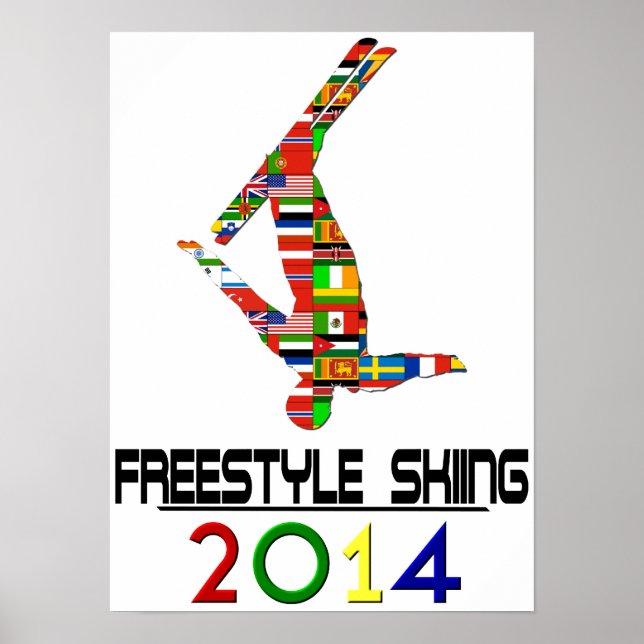 2014: Freestyle Skiing Poster (Front)