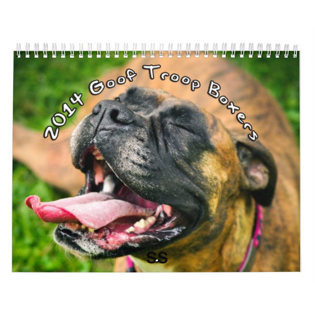 2014 Goof Troop Boxer Calendar (Cover)