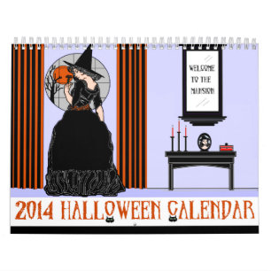 2014 Halloween Calendar, version two Calendar
