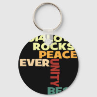 2014 Love Rocks Peace Art Print