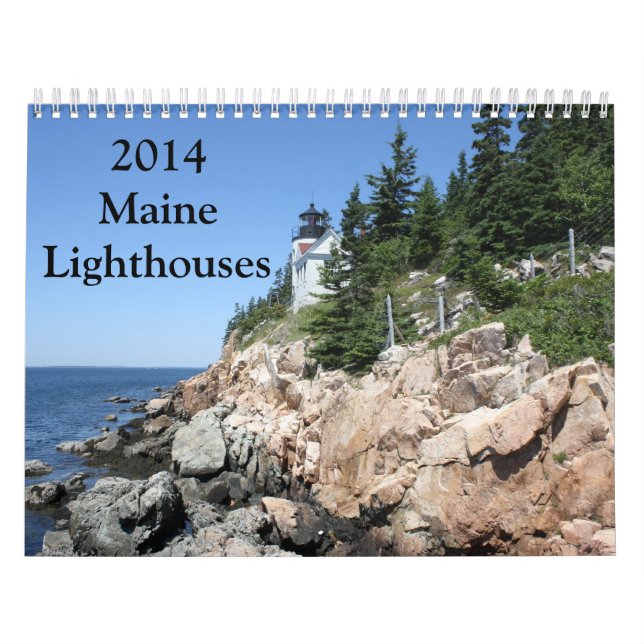 2014 Maine Lighthouse Calendar (Cover)
