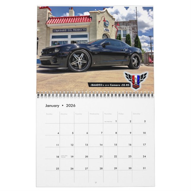 2014 Michigan FBody Calendar (15 month) (Jan 2026)