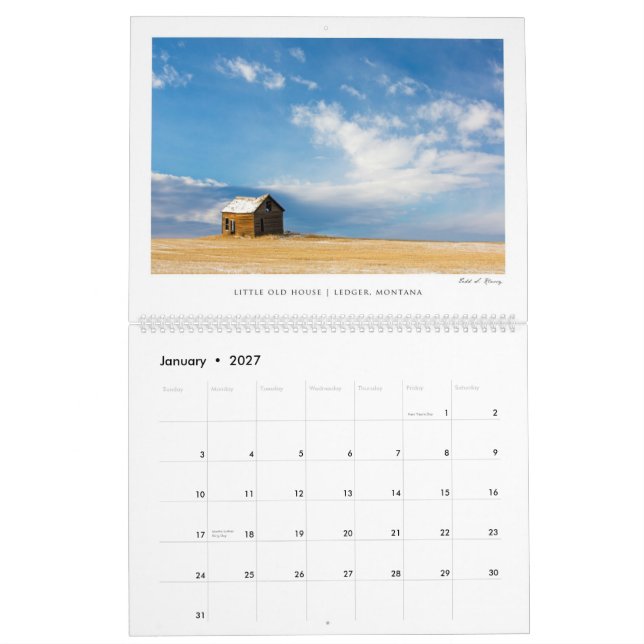 2014 Montana Wall Calendar (Jan 2027)