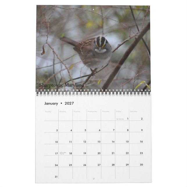2014 Nature Calendar (Jan 2027)