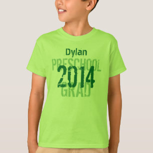 2014 or Any Year Preschool New Grad Custom v12 T-Shirt